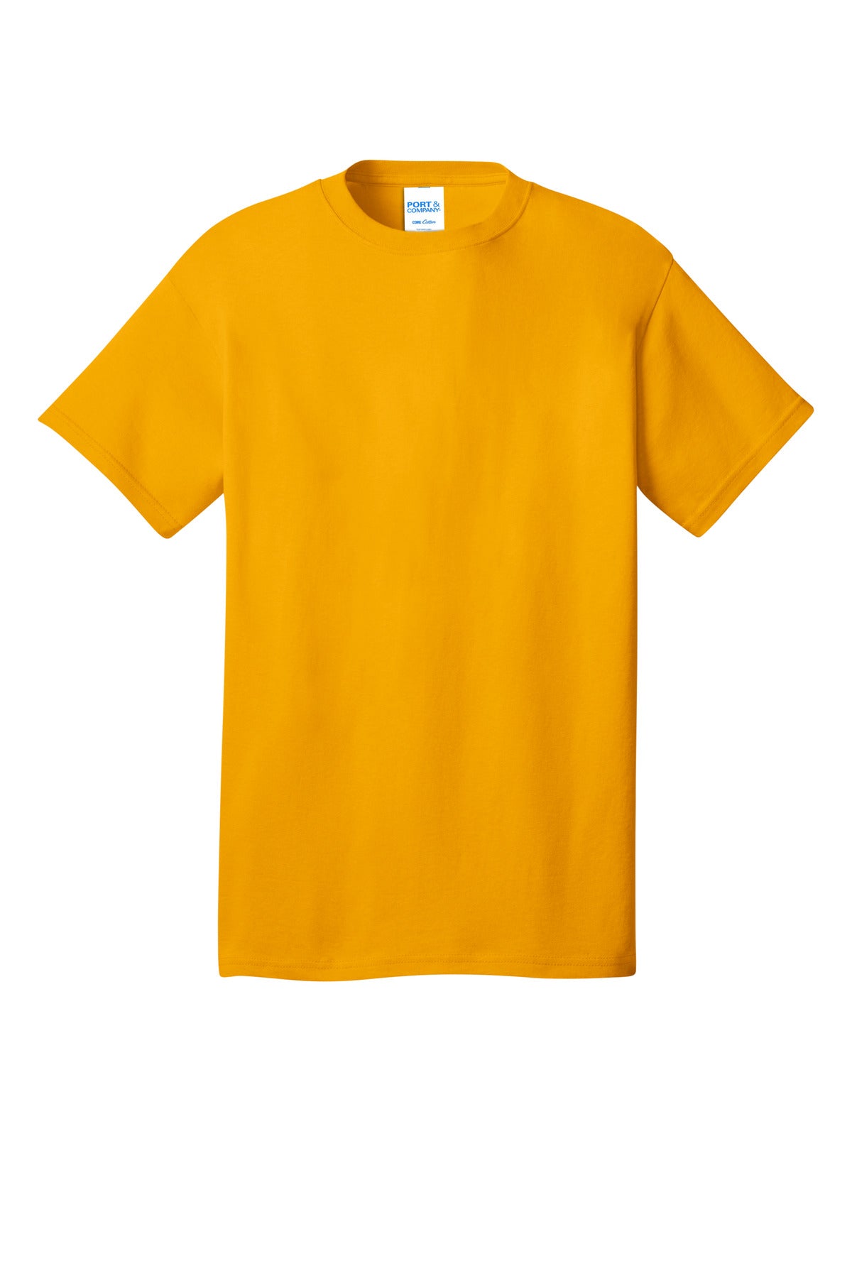 Port & Co Core Cotton DTG Tee - Gold
