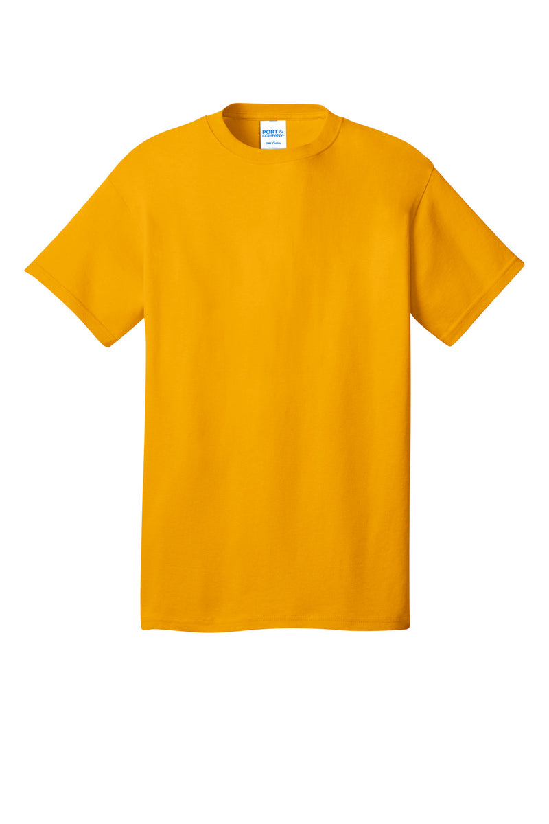 Port & Co Core Cotton DTG Tee - Gold