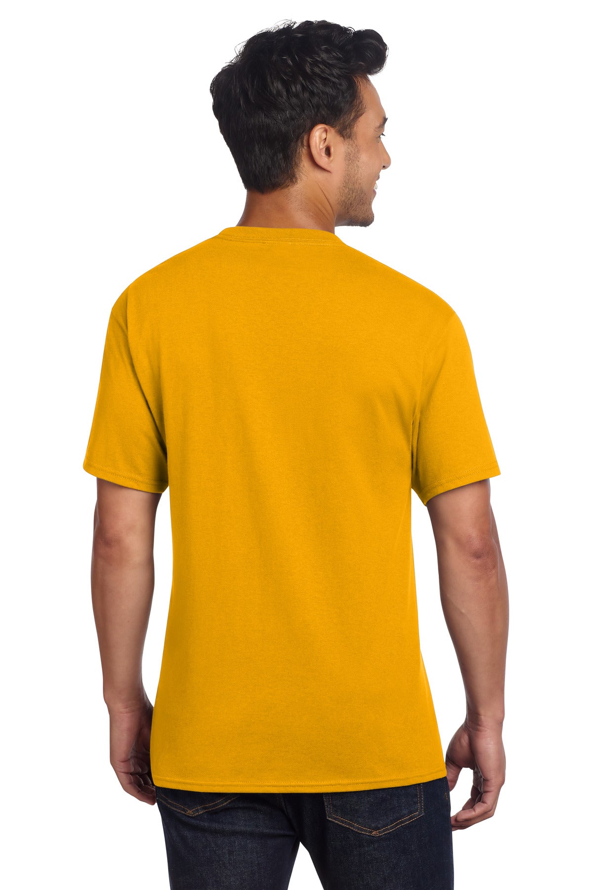 Port & Co Core Cotton DTG Tee - Gold