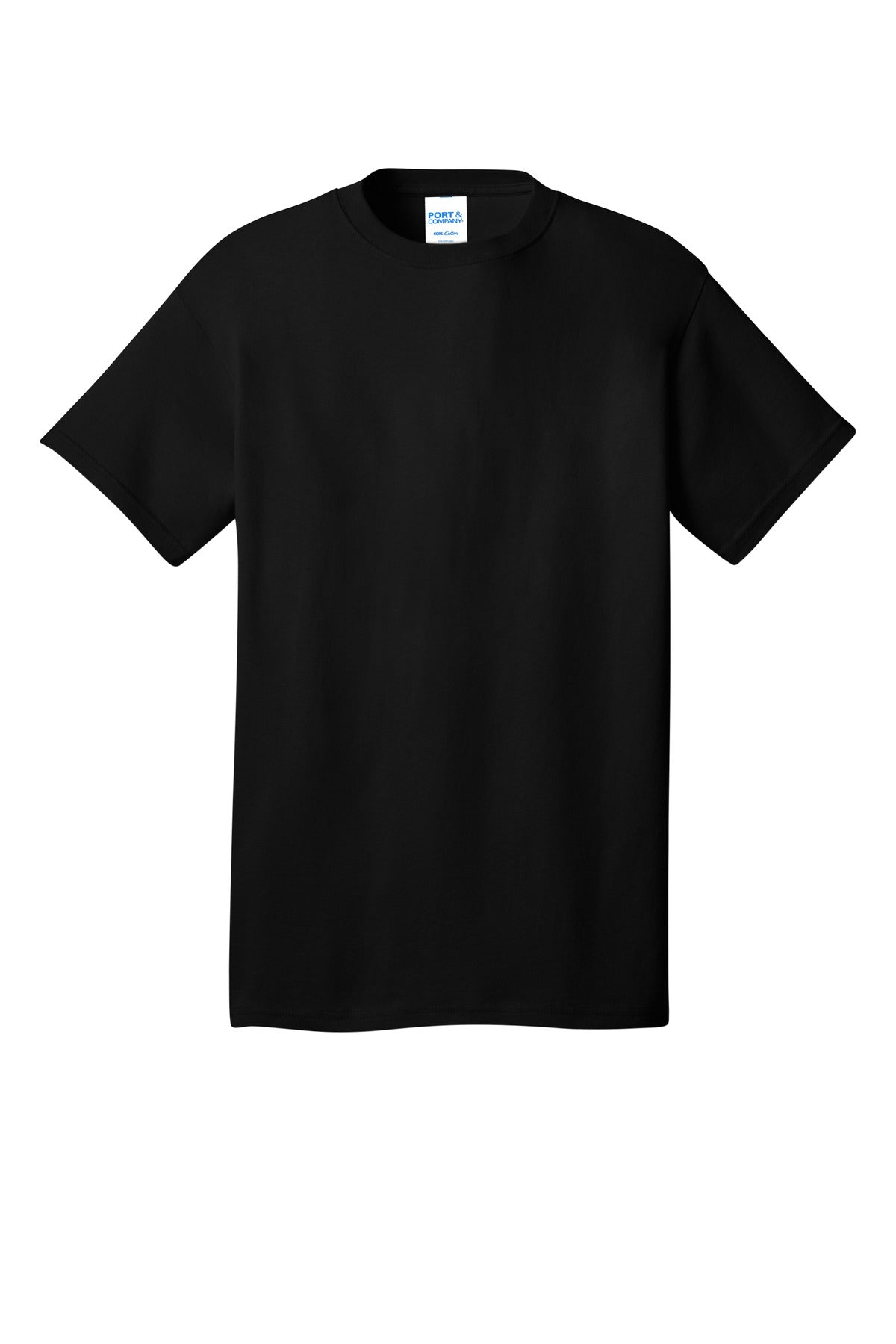 Port & Co Core Cotton DTG Tee - Jet Black