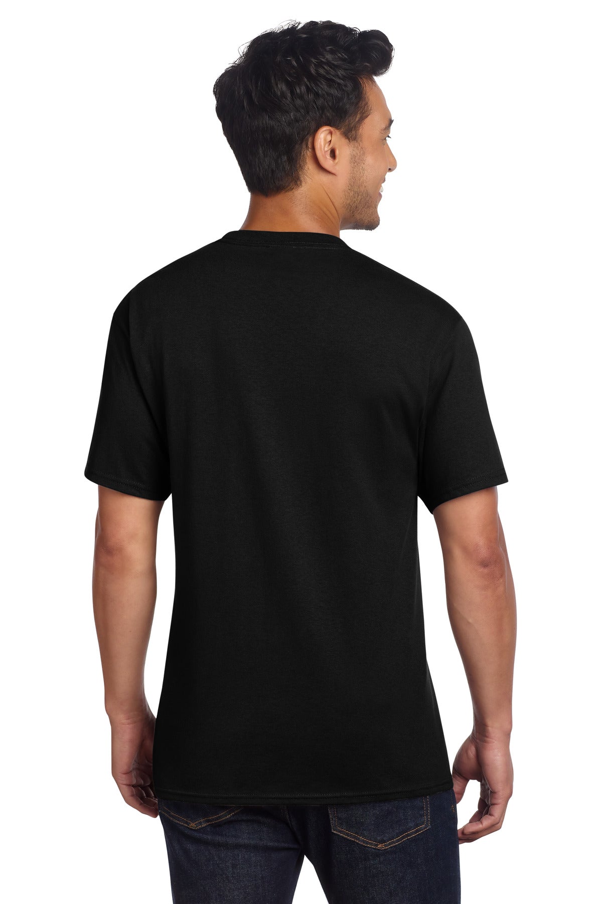 Port & Co Core Cotton DTG Tee - Jet Black