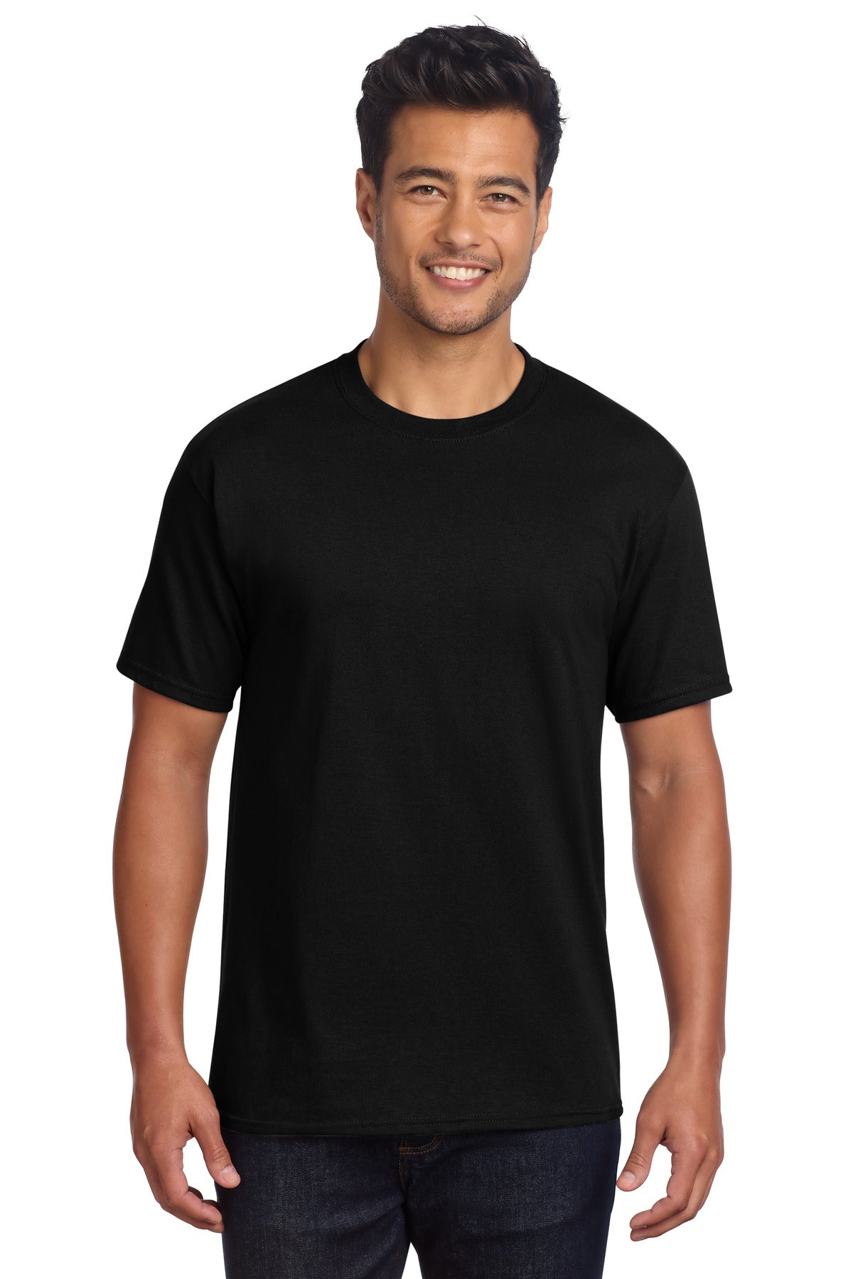 Port & Co Core Cotton DTG Tee - Jet Black