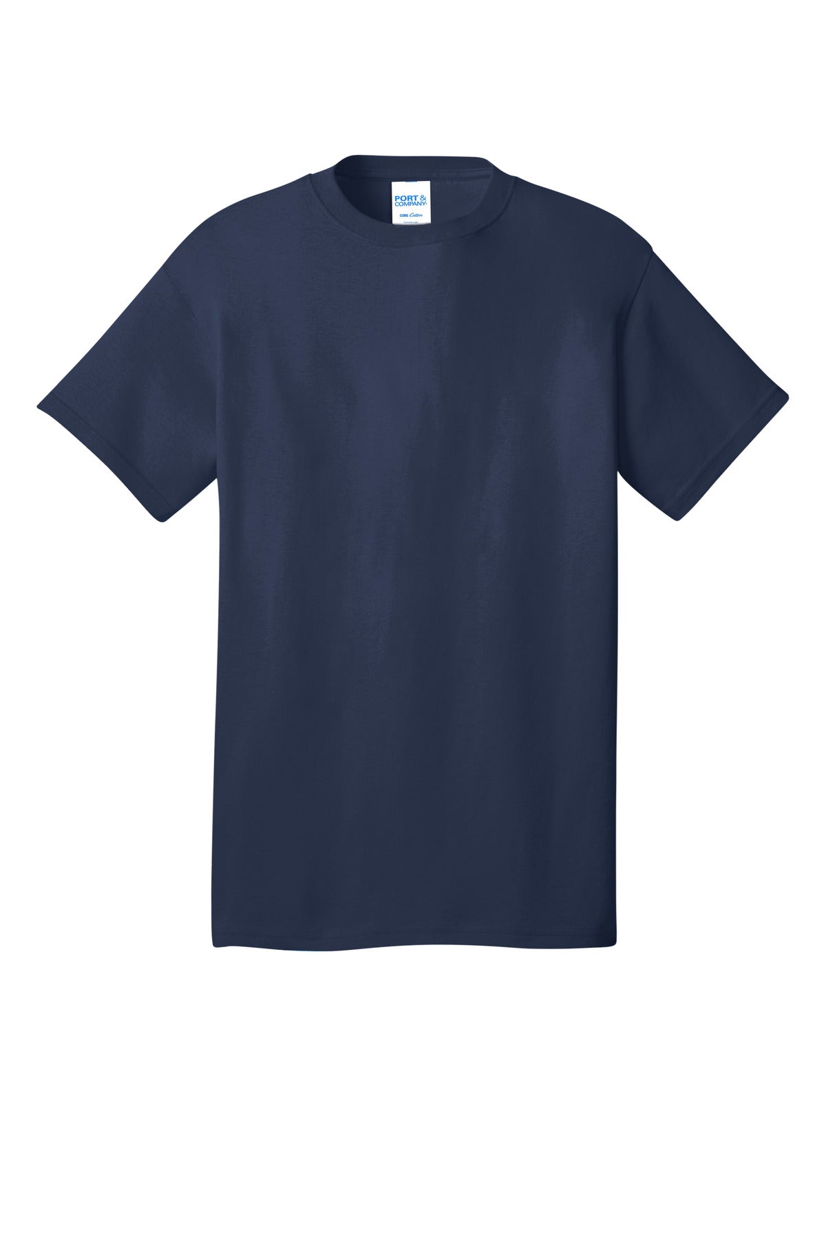 Port & Co Core Cotton DTG Tee - Navy