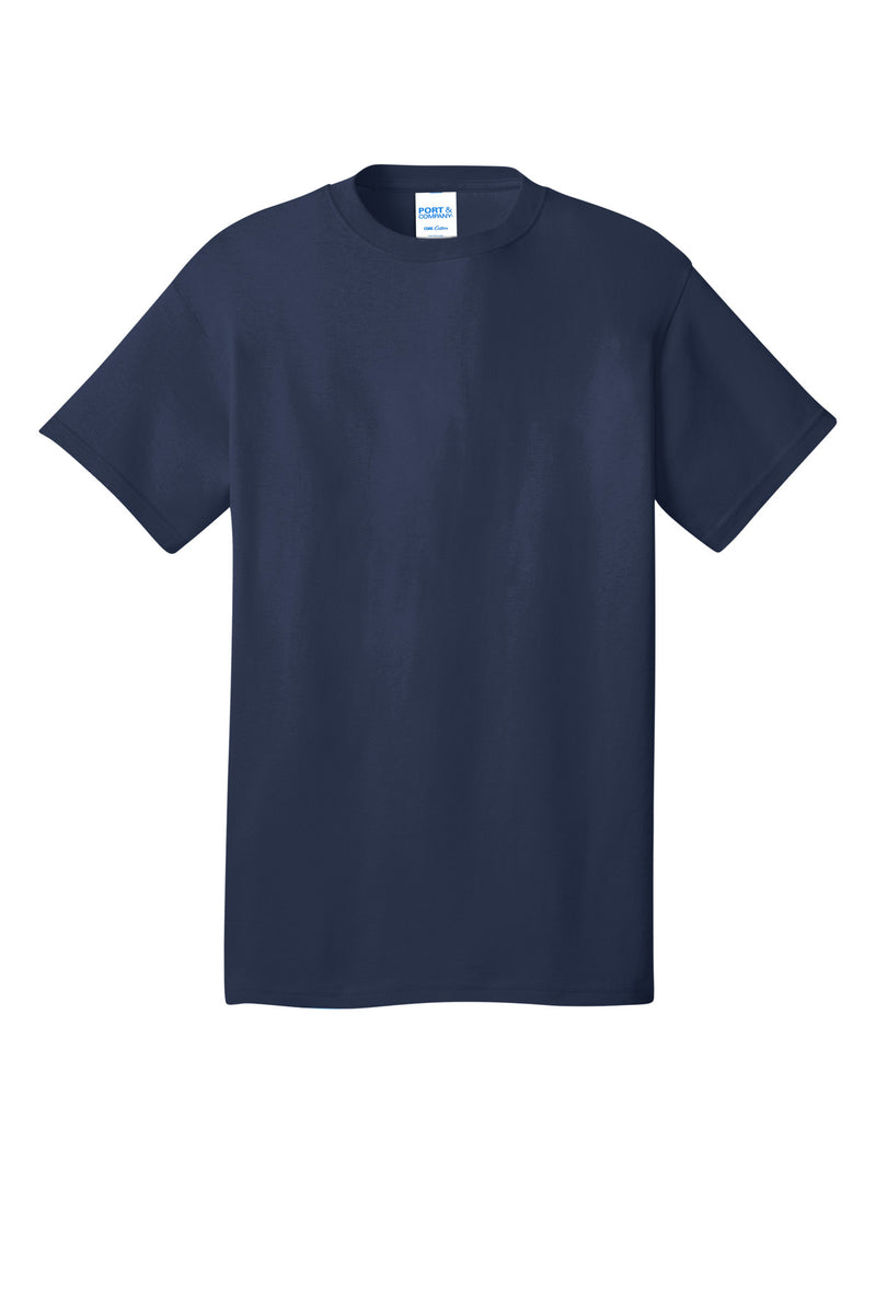 Port & Co Core Cotton DTG Tee - Navy