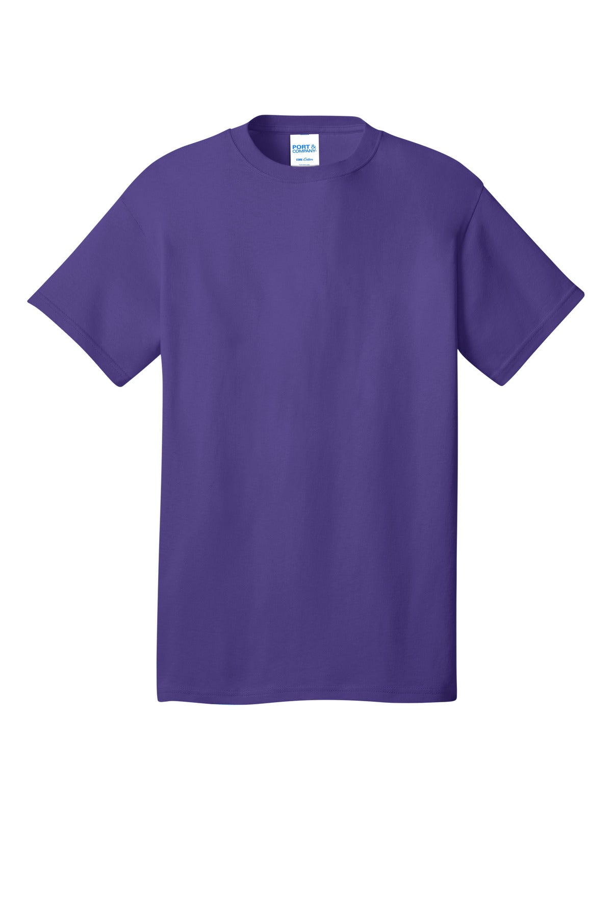 Port & Co Core Cotton DTG Tee - Purple