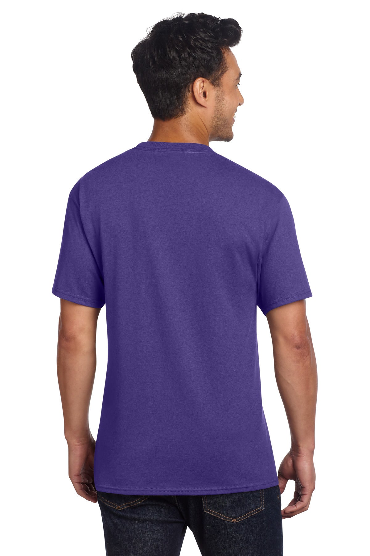 Port & Co Core Cotton DTG Tee - Purple
