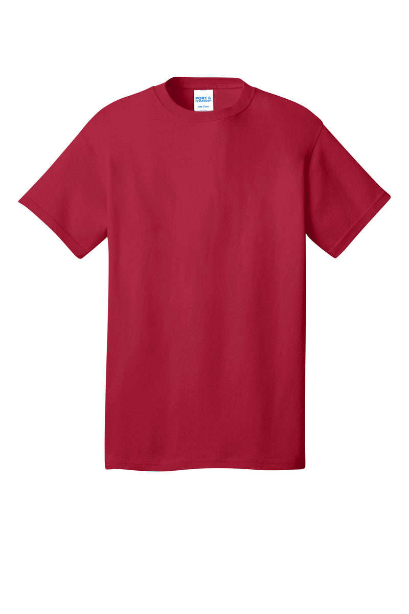 Port & Co Core Cotton DTG Tee - Red
