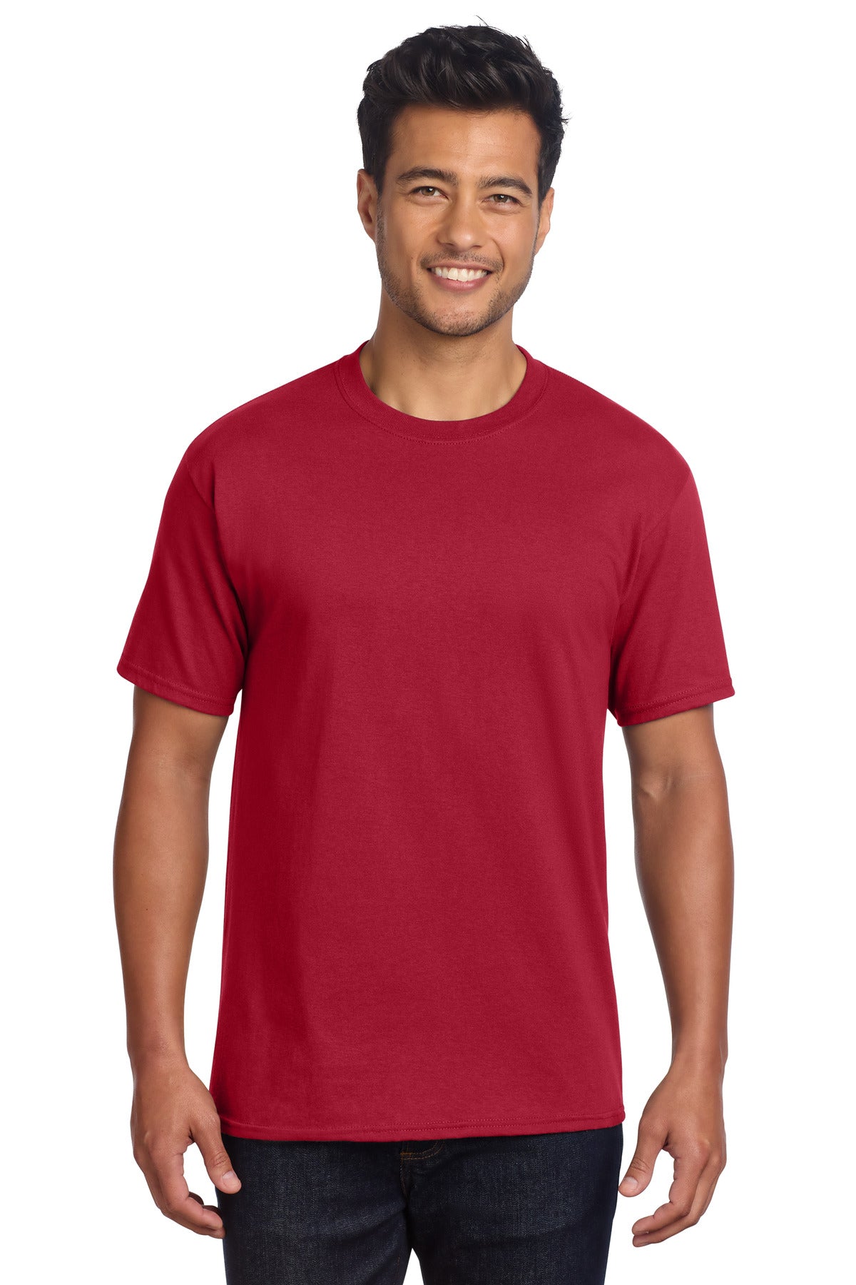 Port & Co Core Cotton DTG Tee - Red