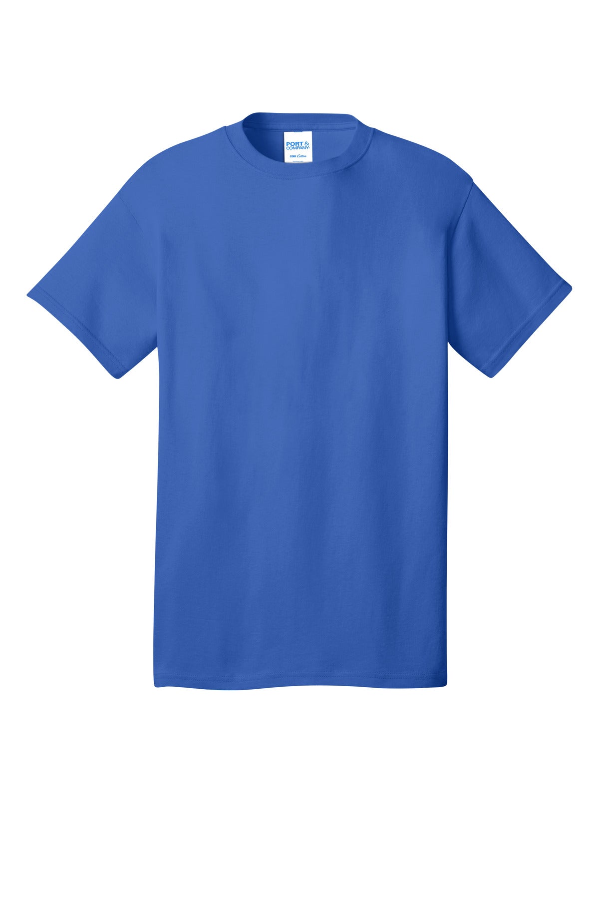 Port & Co Core Cotton DTG Tee - Royal