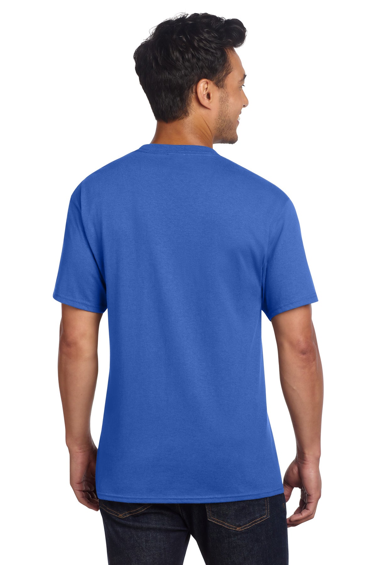Port & Co Core Cotton DTG Tee - Royal
