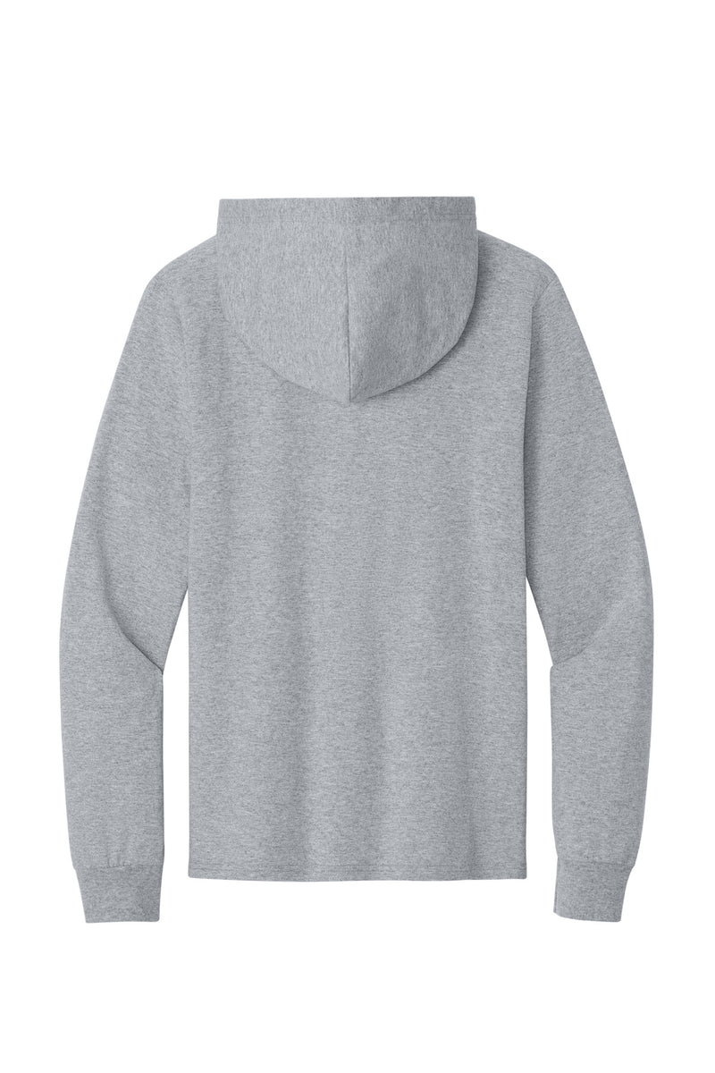 Port & Co Core Cotton Pullover Hooded Tee - Athletic Heather