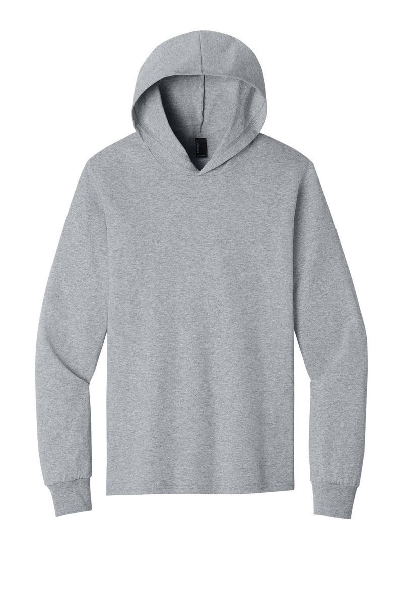 Port & Co Core Cotton Pullover Hooded Tee - Athletic Heather