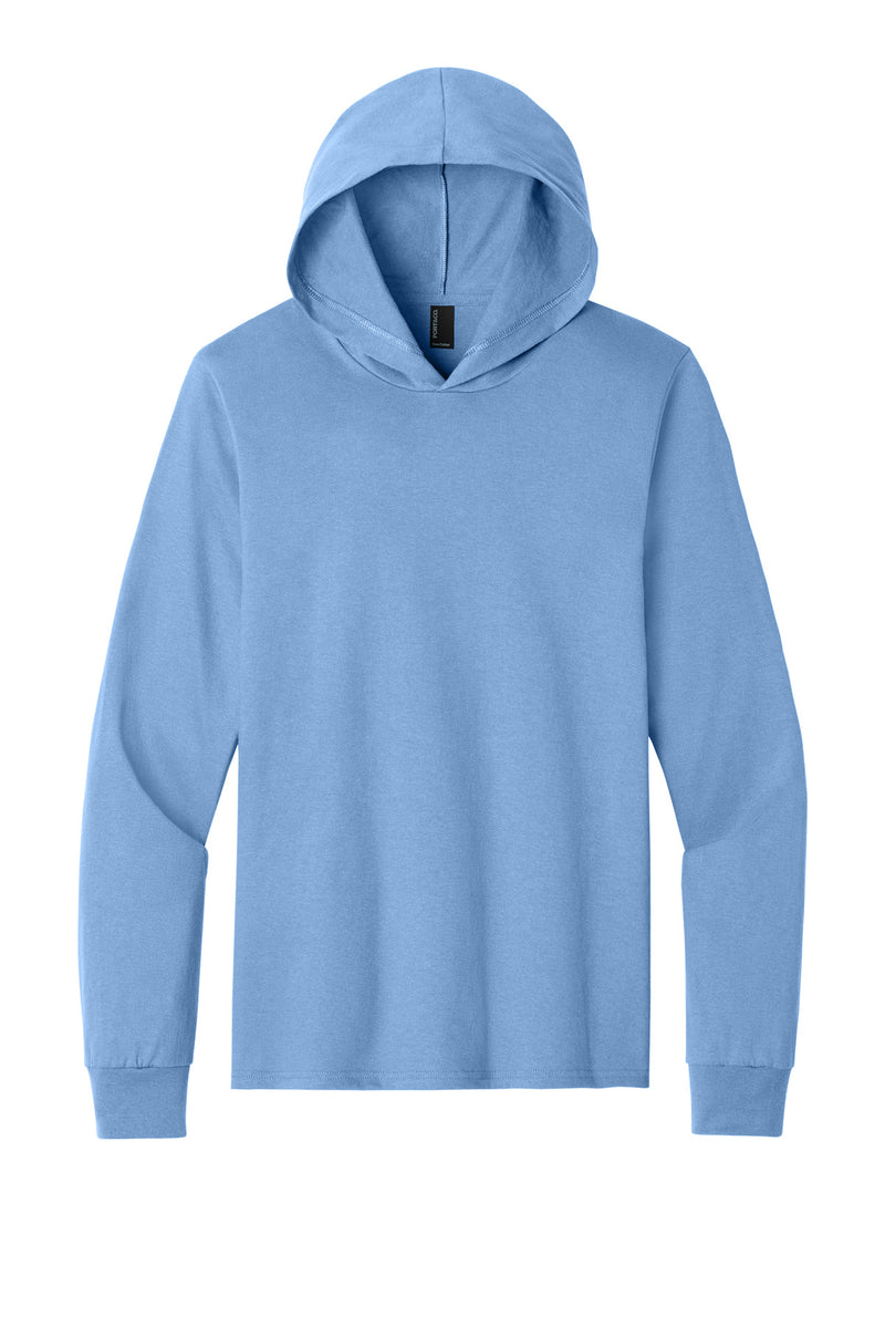 Port & Co Core Cotton Pullover Hooded Tee - Carolina Blue
