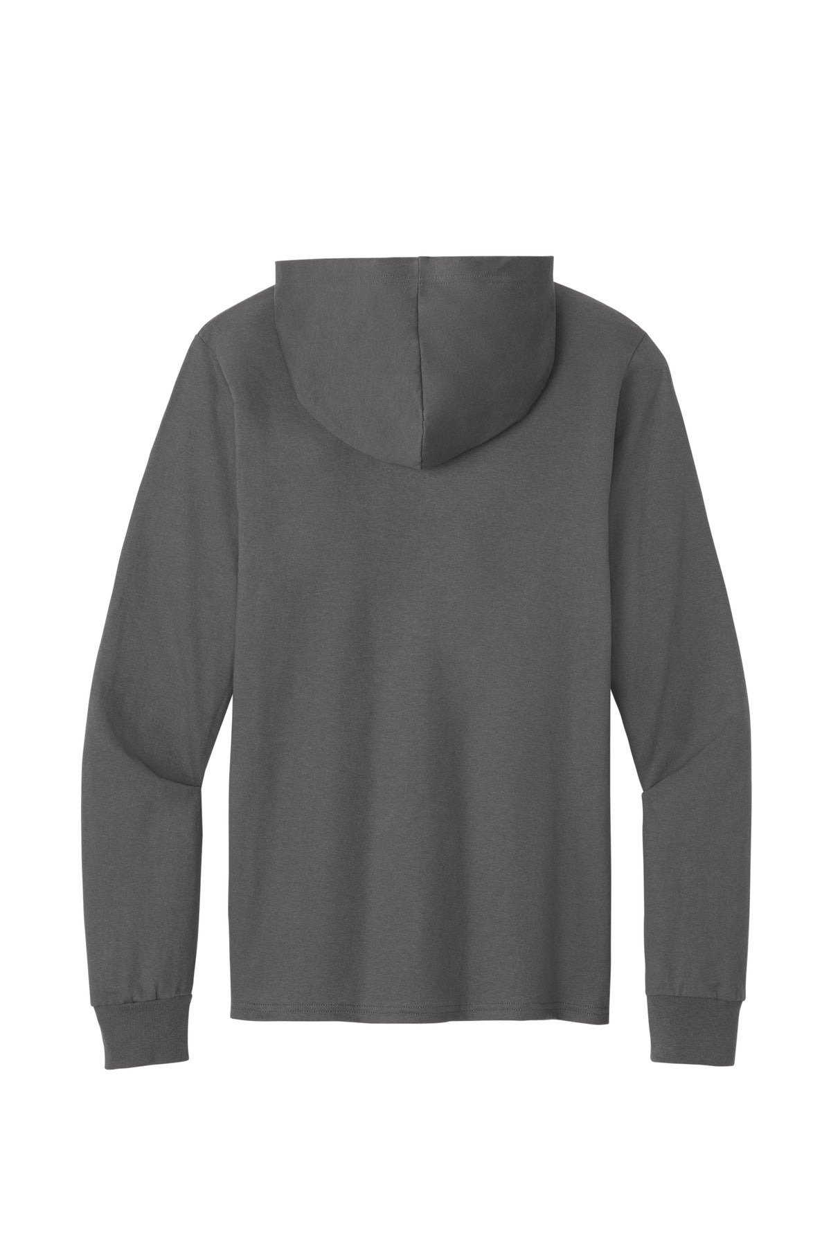 Port & Co Core Cotton Pullover Hooded Tee - Charcoal