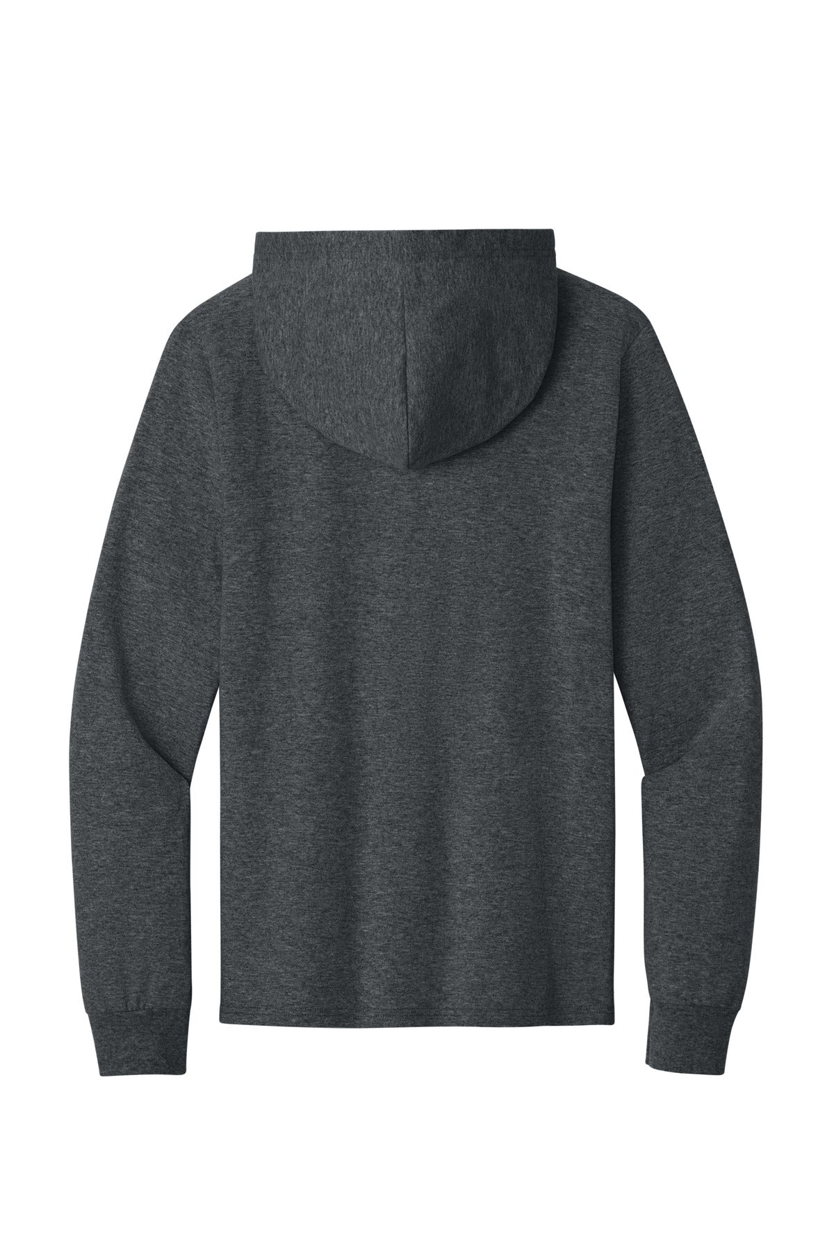 Port & Co Core Cotton Pullover Hooded Tee - Dark Heather Grey