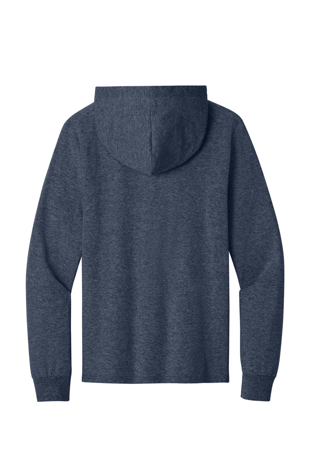 Port & Co Core Cotton Pullover Hooded Tee - Heather Navy