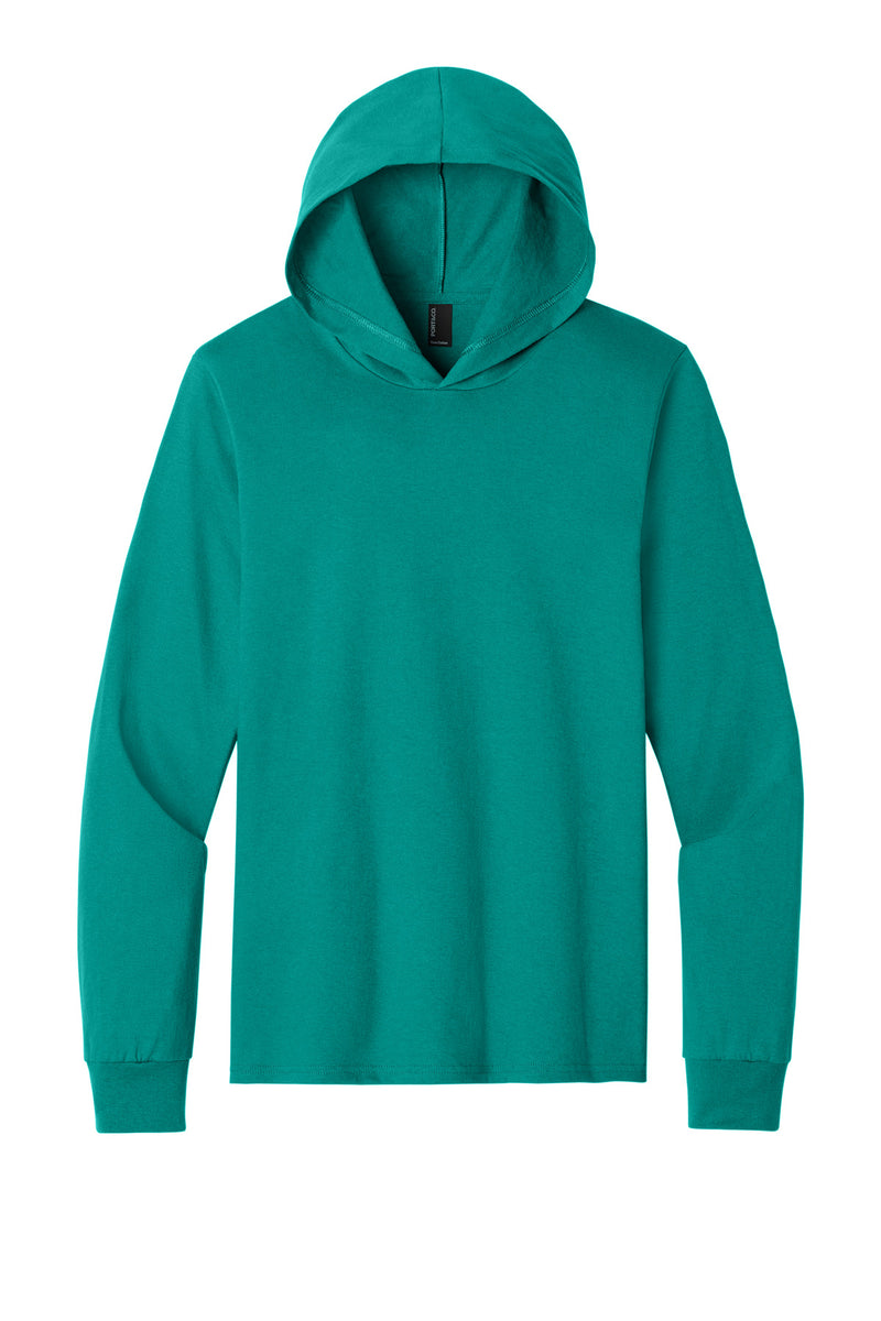 Port & Co Core Cotton Pullover Hooded Tee - Jade Green