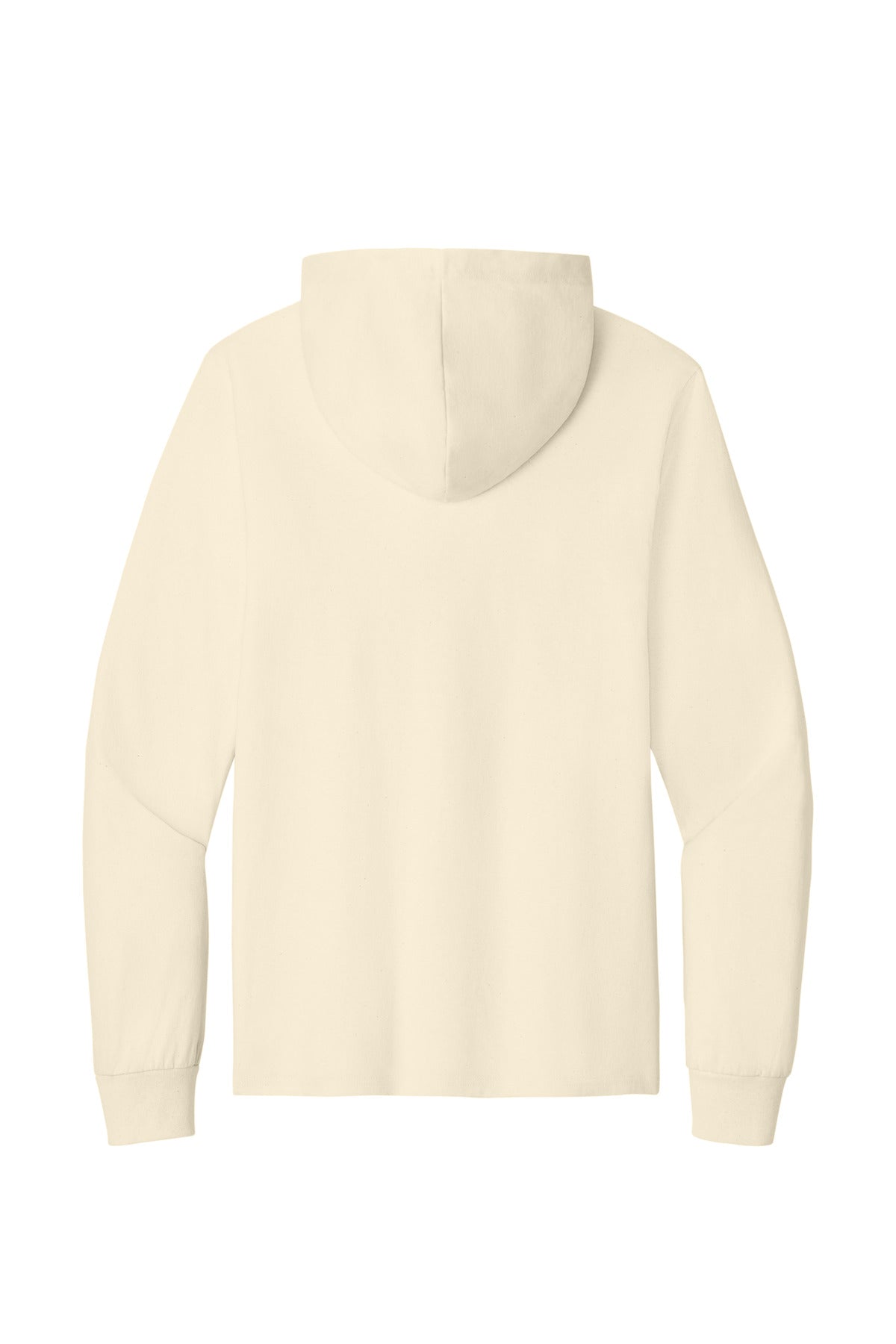 Port & Co Core Cotton Pullover Hooded Tee - Natural