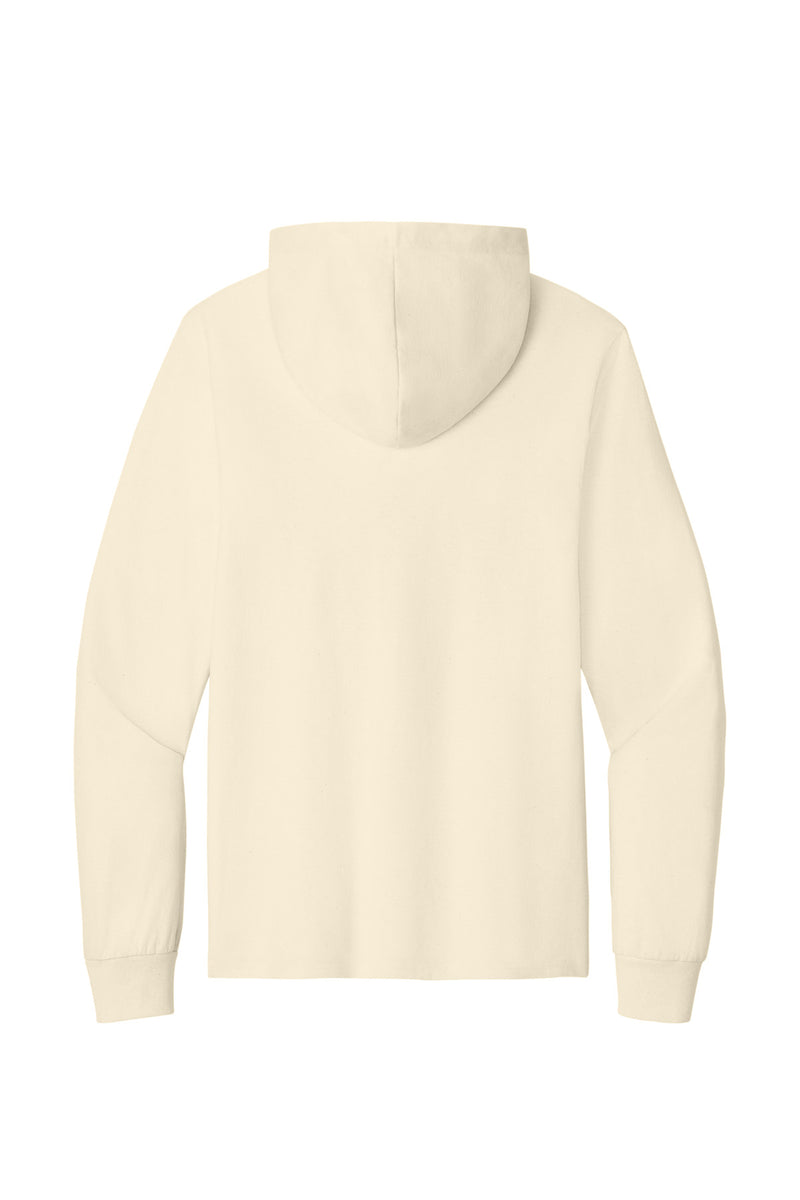 Port & Co Core Cotton Pullover Hooded Tee - Natural
