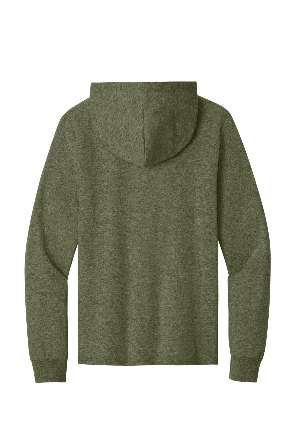 Port & Co Core Cotton Pullover Hooded Tee - Olive Drab Green Heather