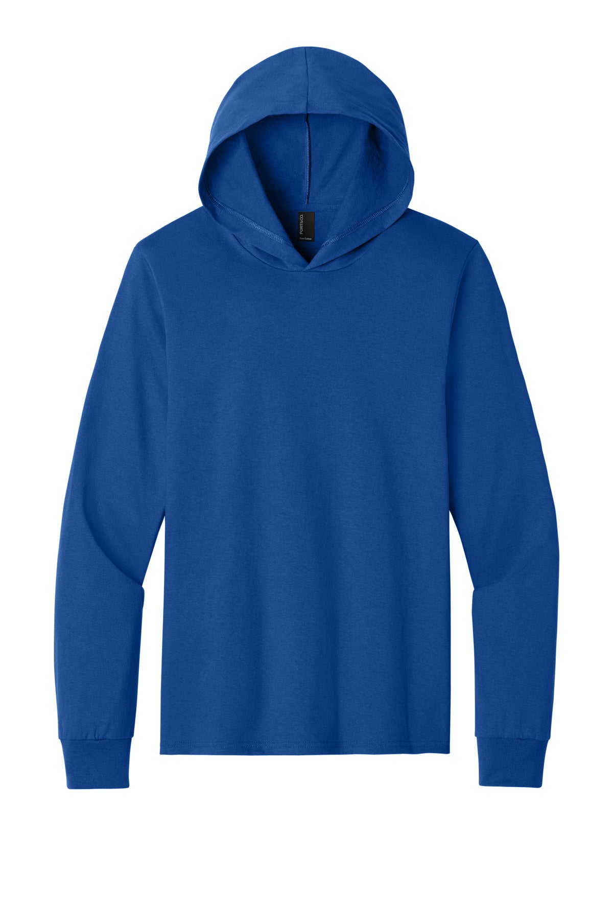 Port & Co Core Cotton Pullover Hooded Tee - True Royal