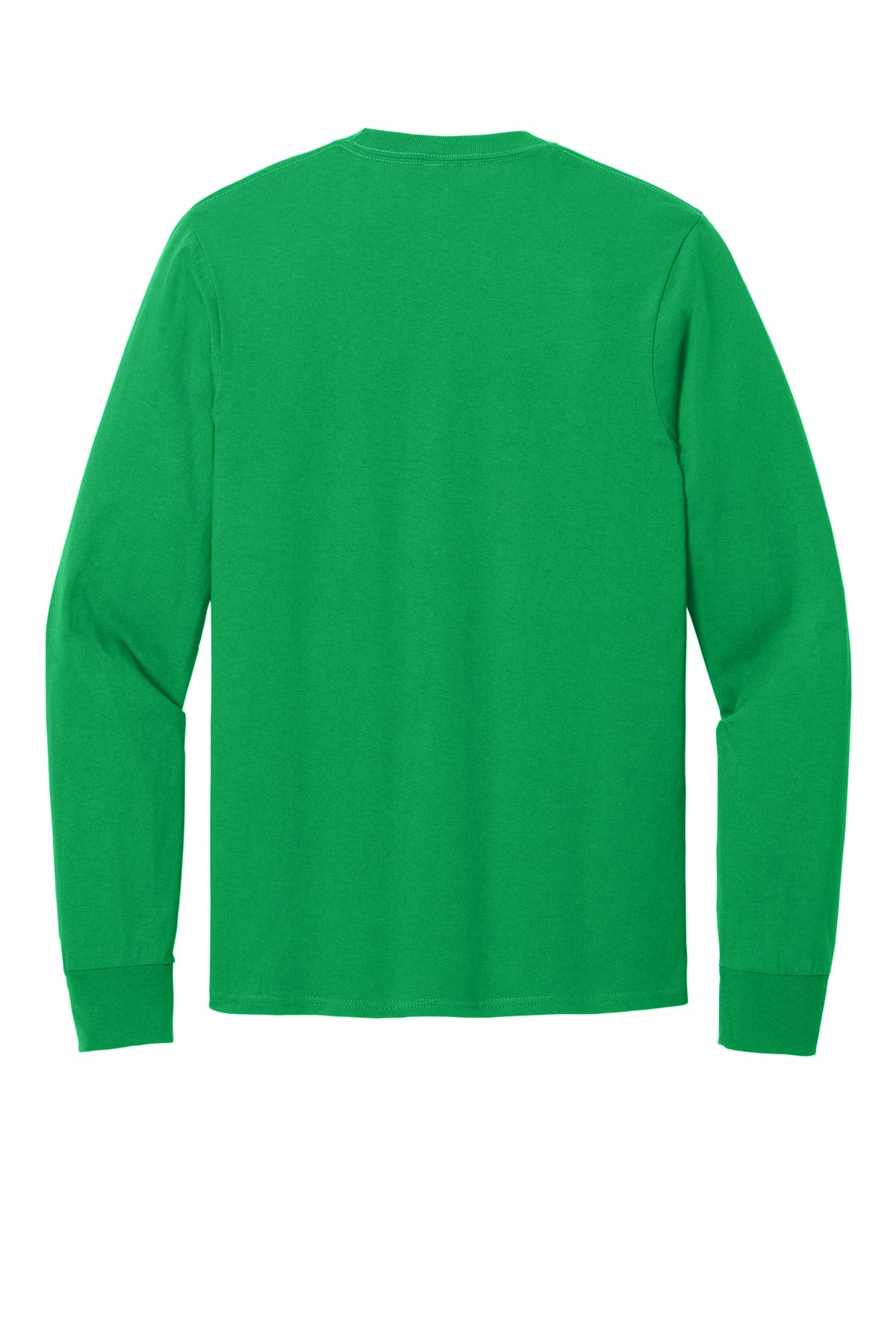 Port & Co Long Sleeve Core Cotton Tee - Clover Green