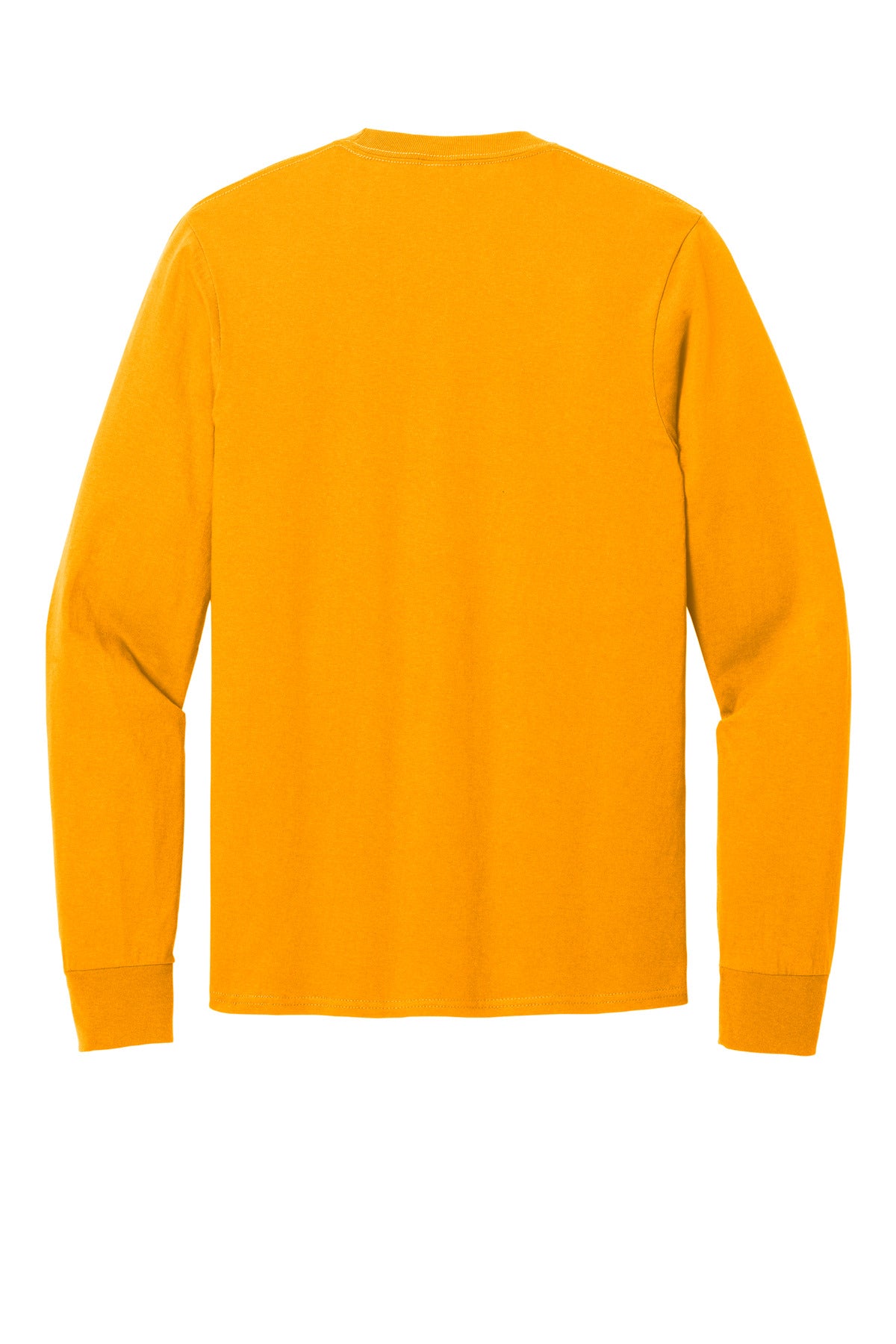 Port & Co Long Sleeve Core Cotton Tee - Gold