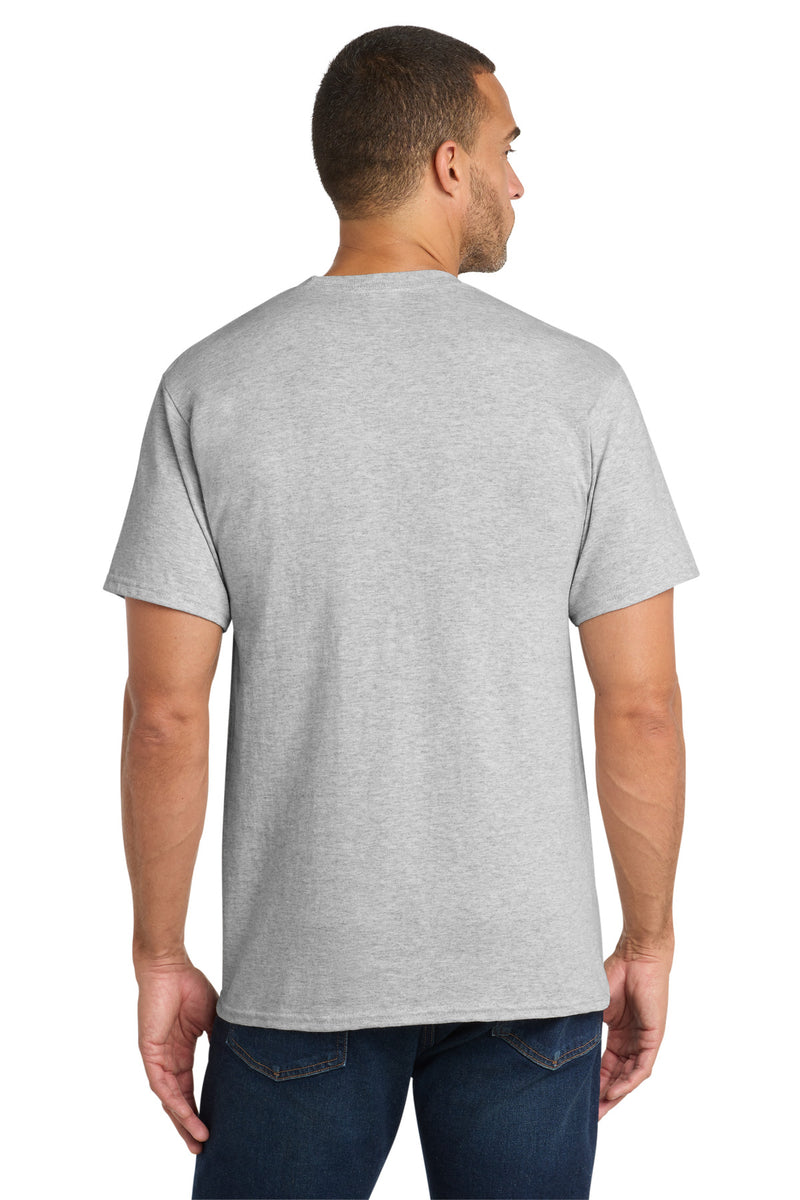Port & Co Core Cotton Pocket Tee - Ash