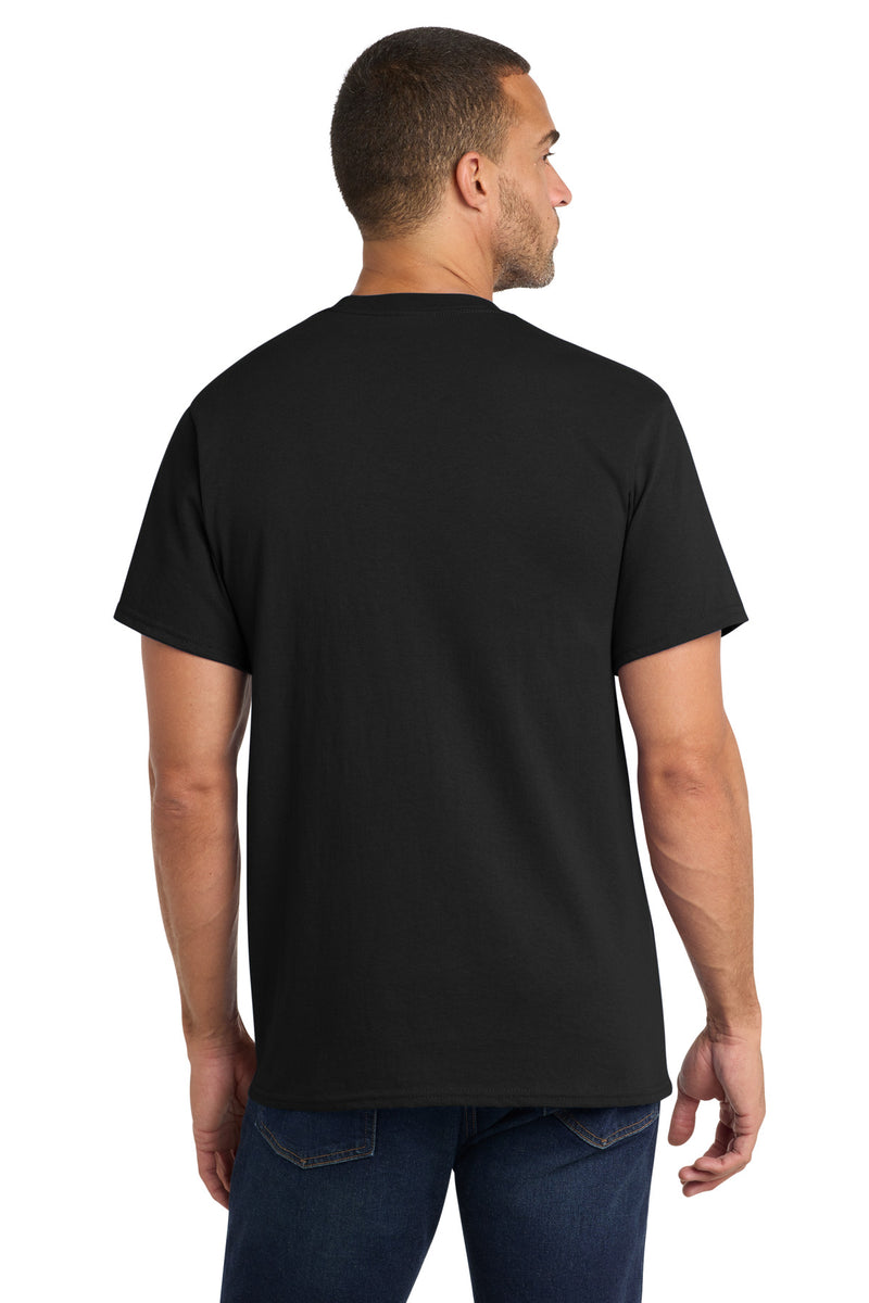 Port & Co Core Cotton Pocket Tee - Jet Black