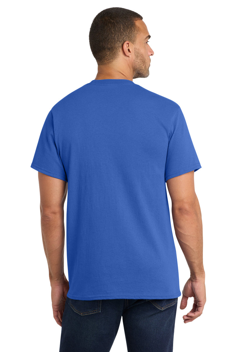 Port & Co Core Cotton Pocket Tee - Royal