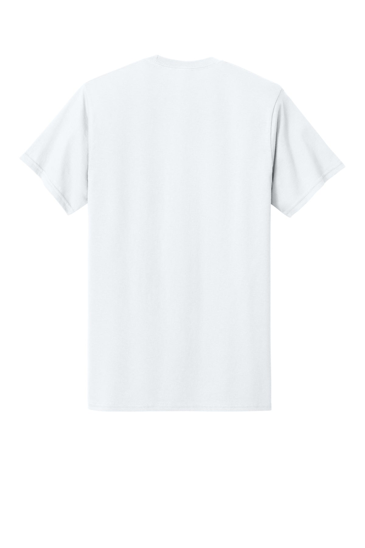Port & Co Core Cotton Pocket Tee - White