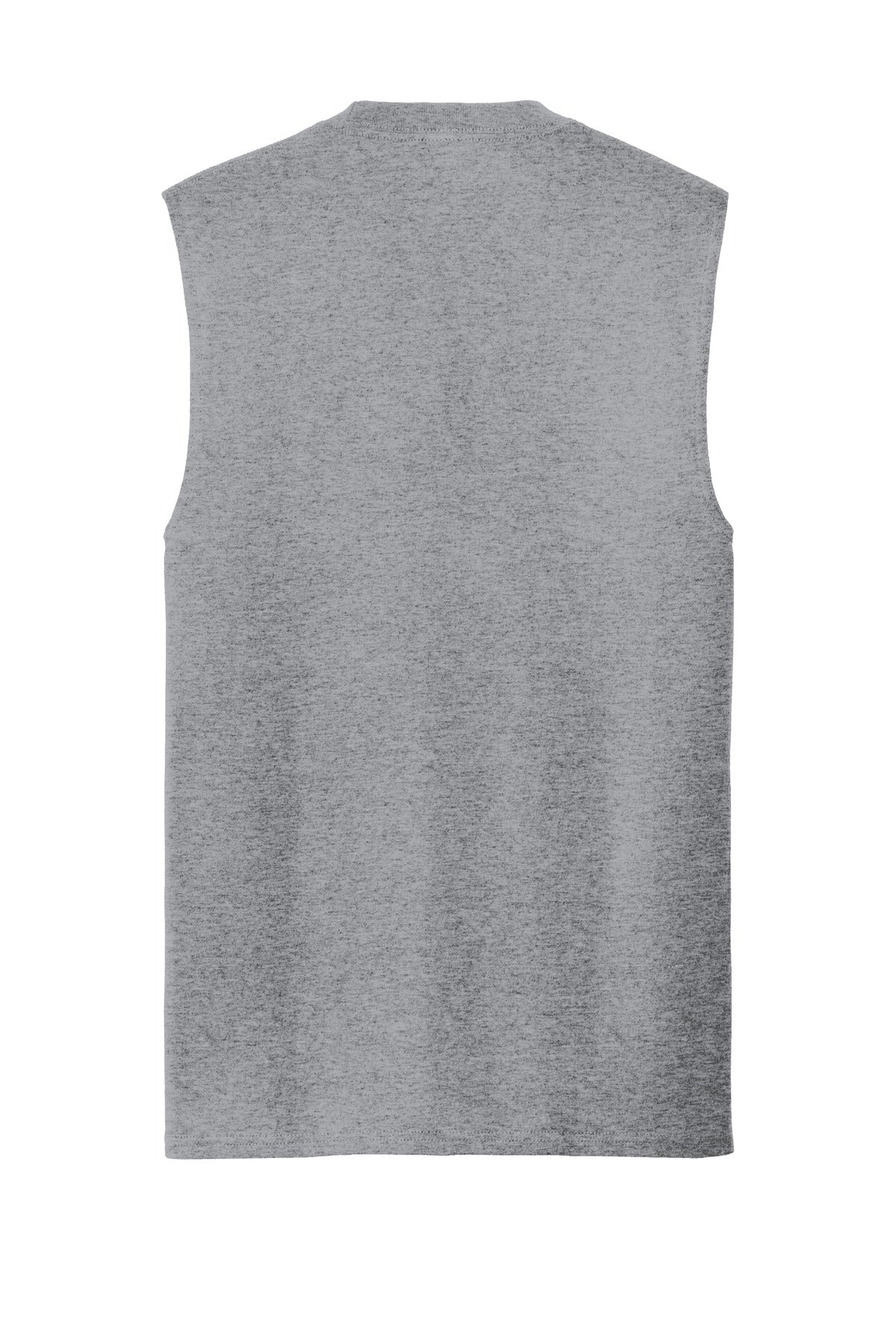 Port & Co Core Cotton Sleeveless Tee - Athletic Heather