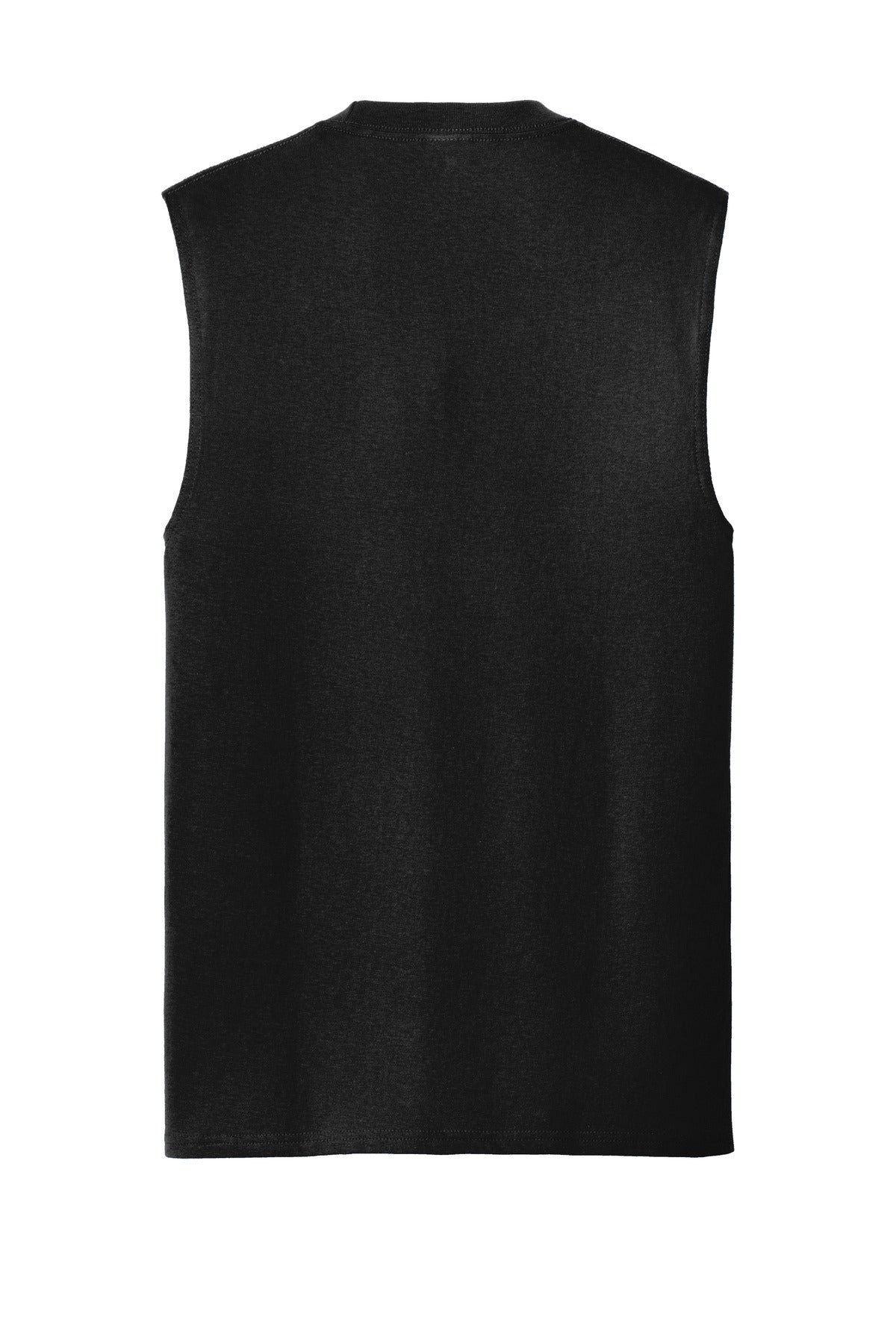 Port & Co Core Cotton Sleeveless Tee - Jet Black