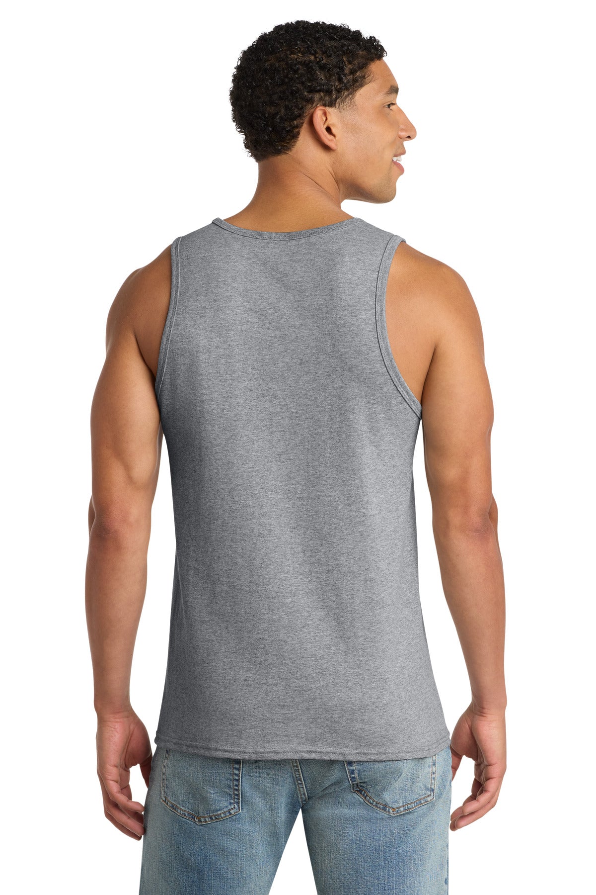 Port & Co Core Cotton Tank Top - Athletic Heather
