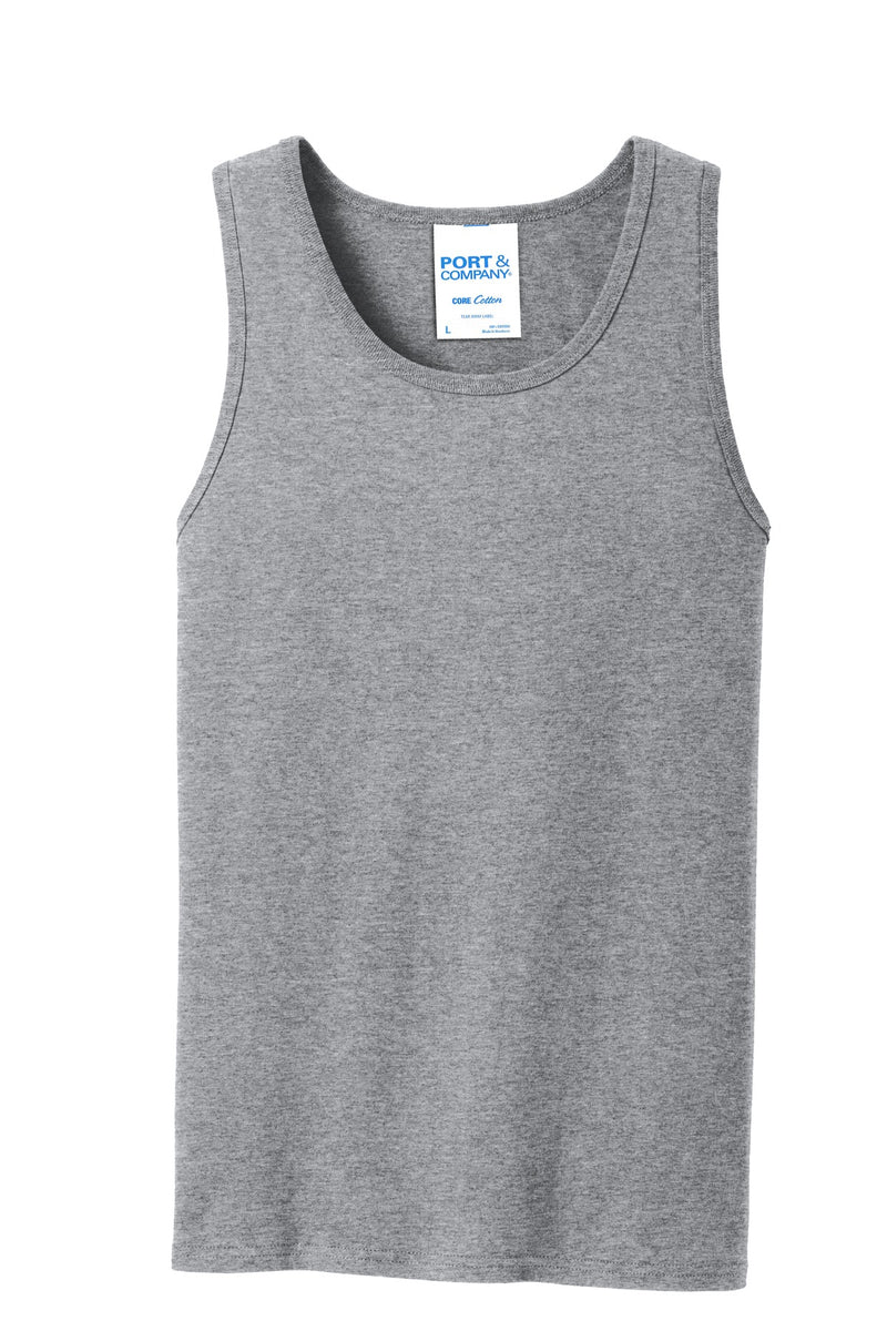 Port & Co Core Cotton Tank Top - Athletic Heather