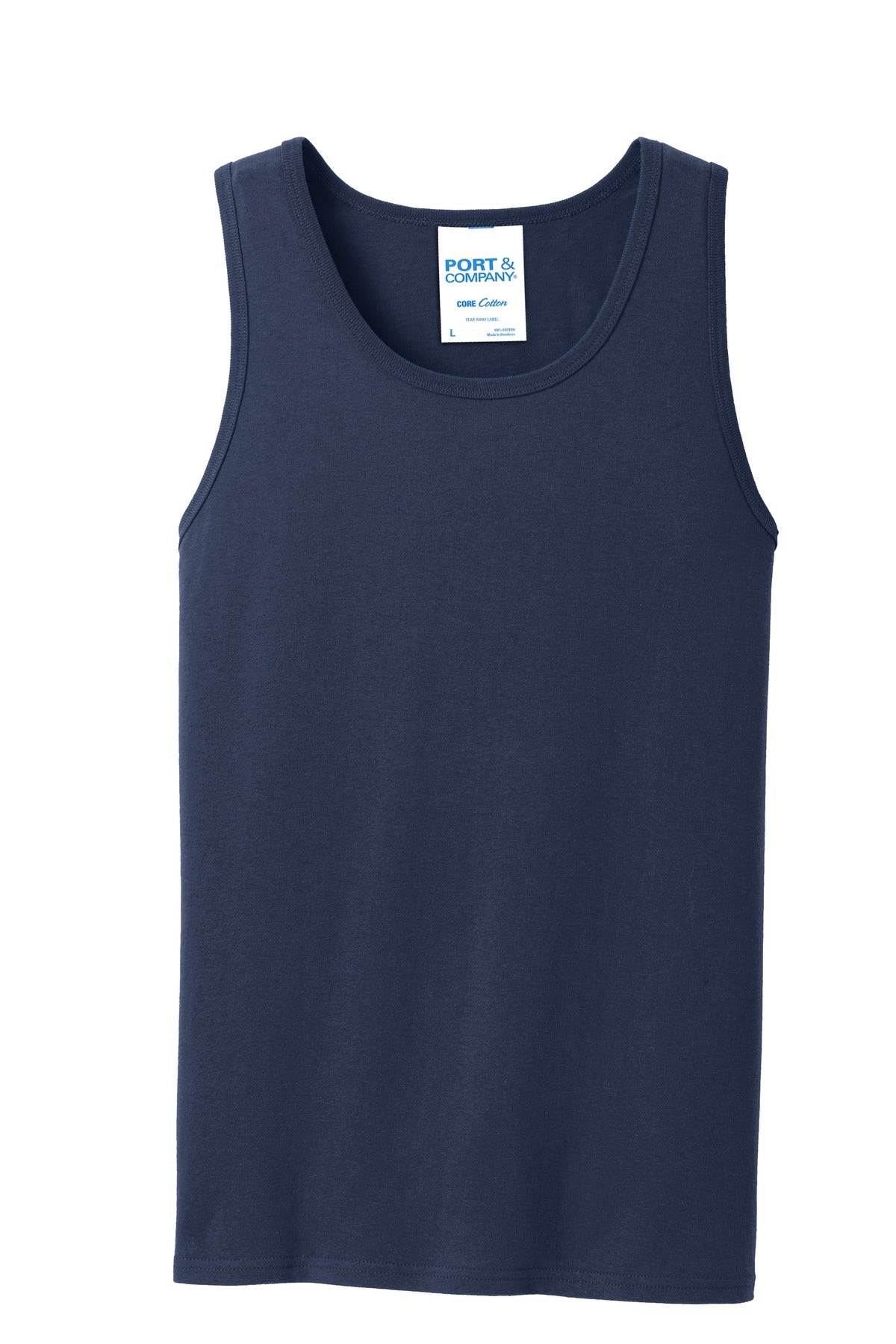 Port & Co Core Cotton Tank Top - Navy