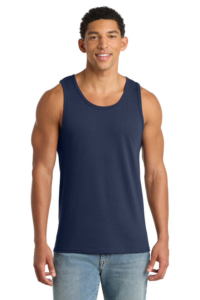 Port & Co Core Cotton Tank Top - Navy