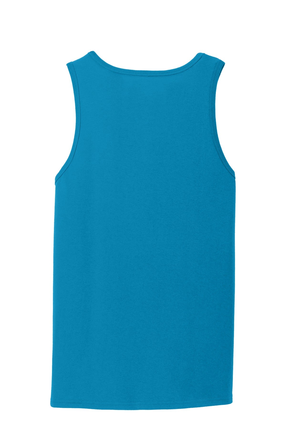 Port & Co Core Cotton Tank Top - Neon Blue