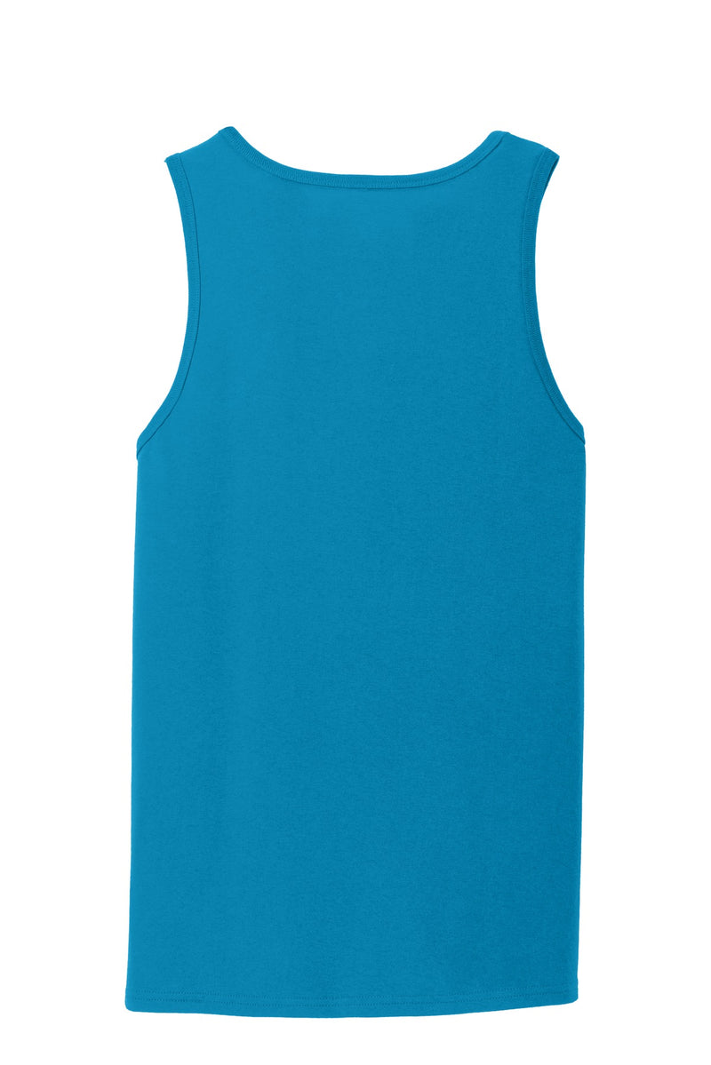 Port & Co Core Cotton Tank Top - Neon Blue