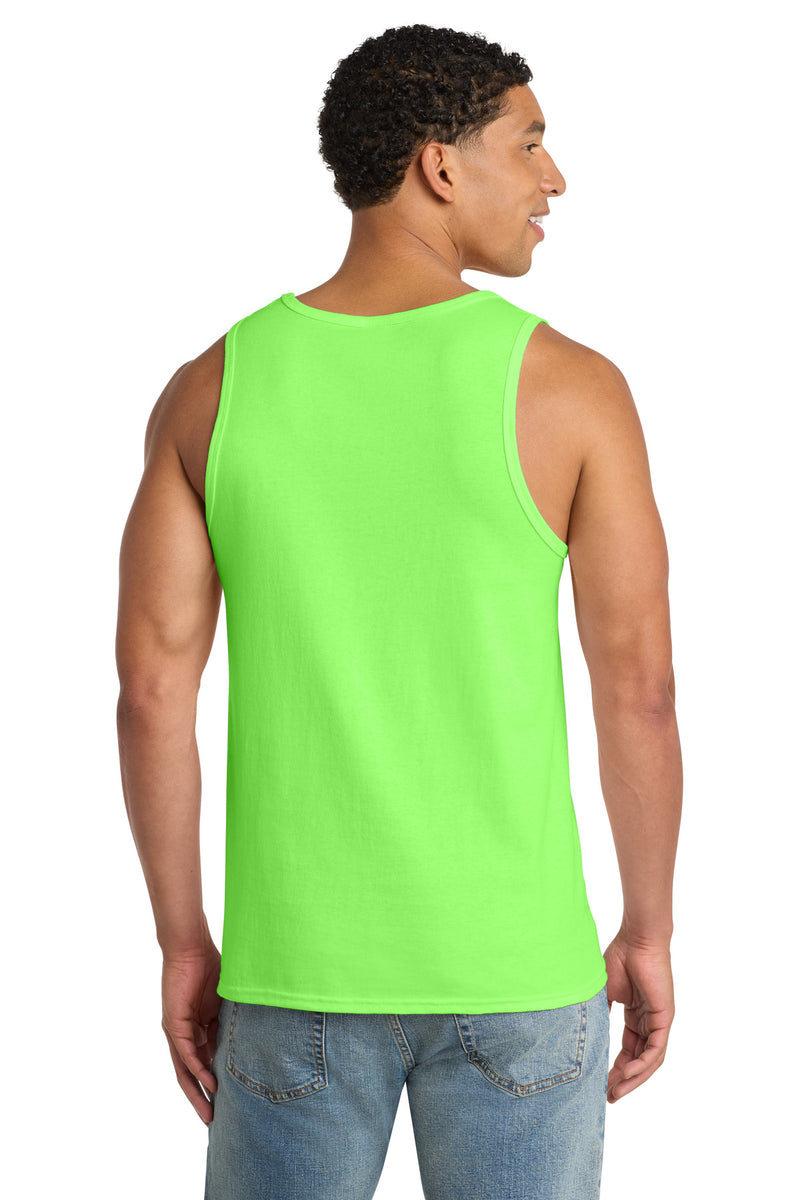 Port & Co Core Cotton Tank Top - Neon Green