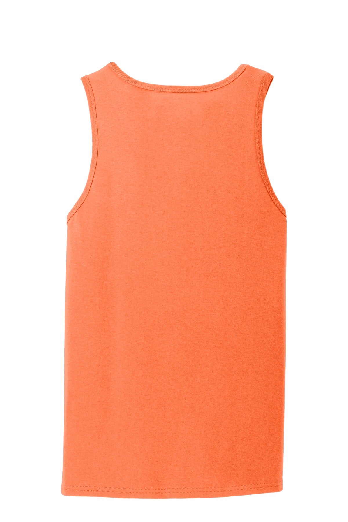 Port & Co Core Cotton Tank Top - Neon Orange