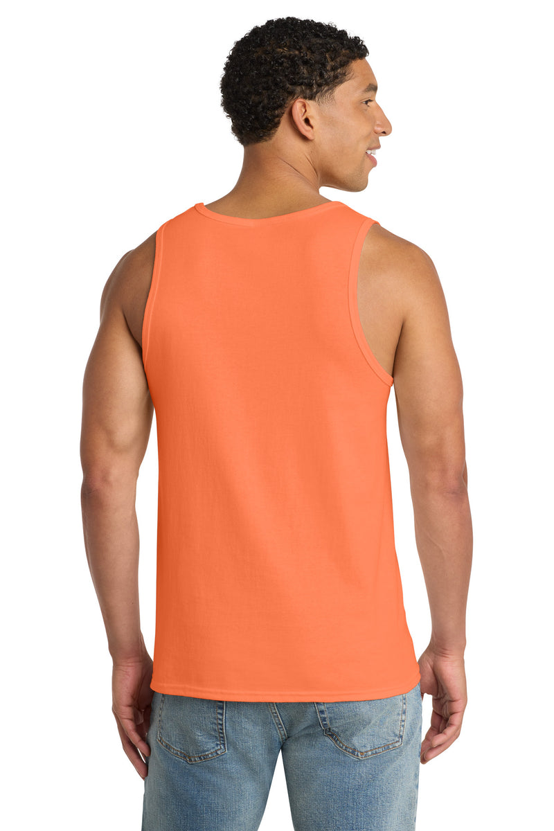 Port & Co Core Cotton Tank Top - Neon Orange