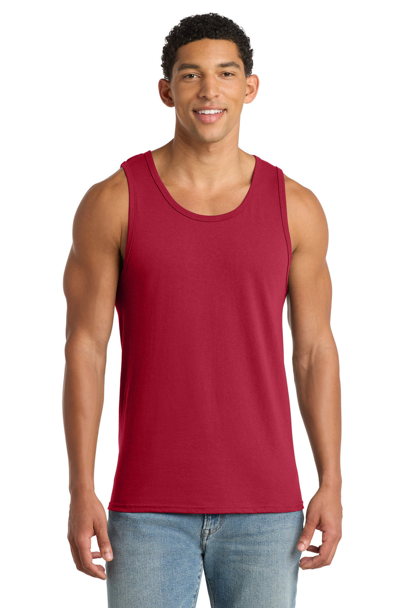 Port & Co Core Cotton Tank Top - Red