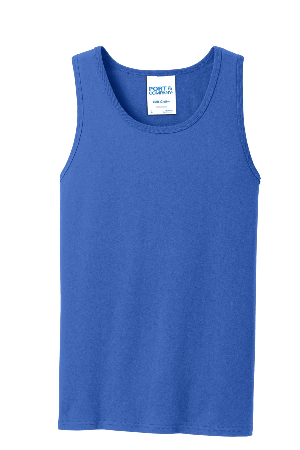Port & Co Core Cotton Tank Top - Royal