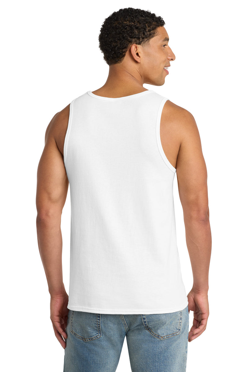 Port & Co Core Cotton Tank Top - White