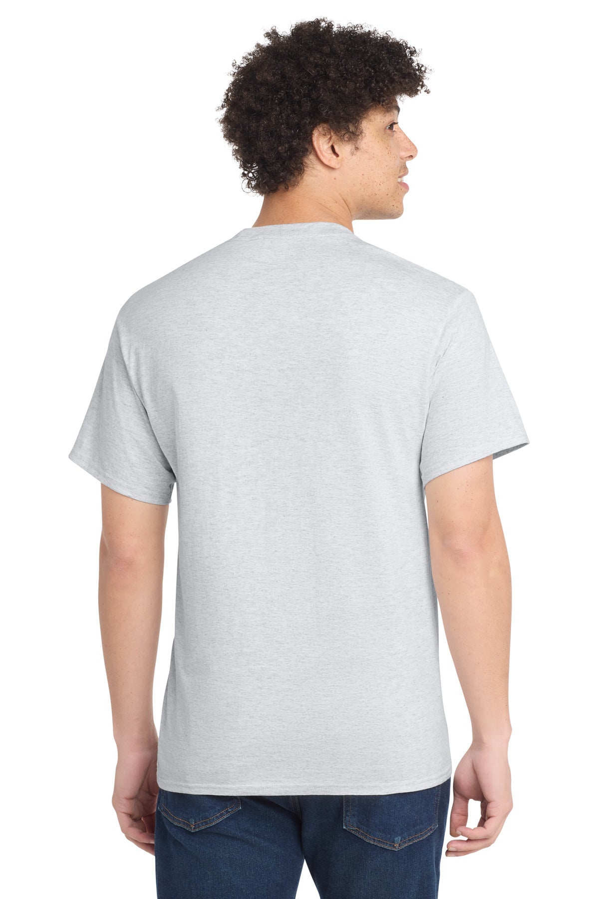 Port & Co Tall Core Cotton Tee - Ash