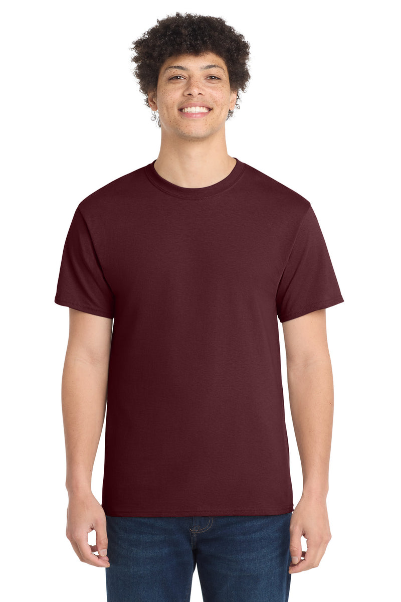 Port & Co Tall Core Cotton Tee - Athletic Maroon