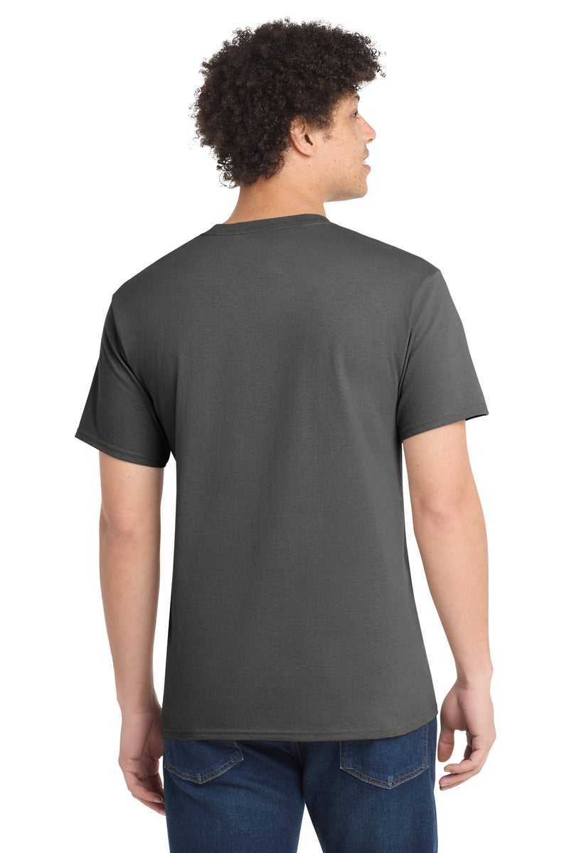 Port & Co Tall Core Cotton Tee - Charcoal