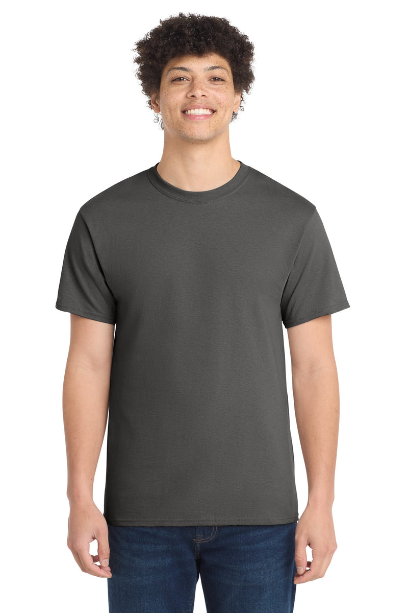 Port & Co Tall Core Cotton Tee - Charcoal