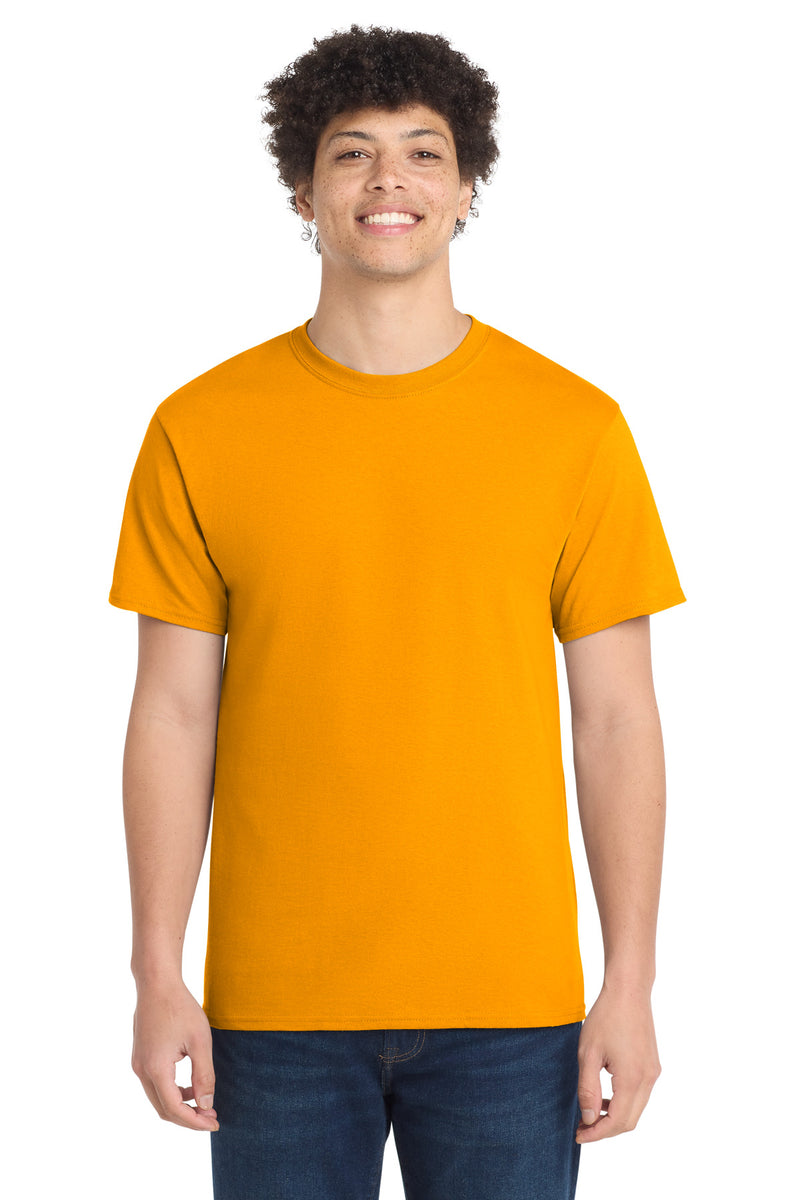 Port & Co Tall Core Cotton Tee - Gold